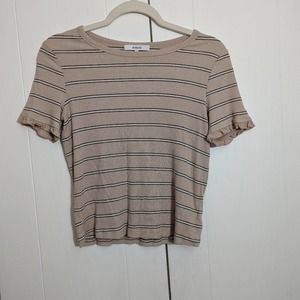 Anthropologie Ro & De Ribbed Tee